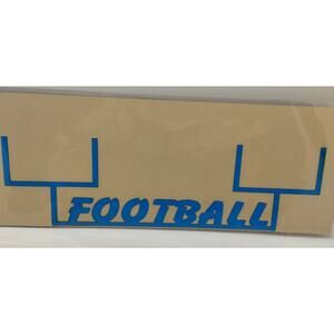 Die Cut Designs - Junk Journal Card Making Scrapbook - Blue Football